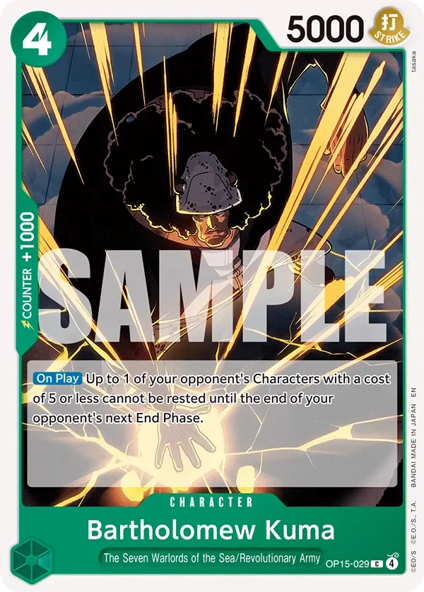 Bartholomew Kuma 「OP15-029」「EN」