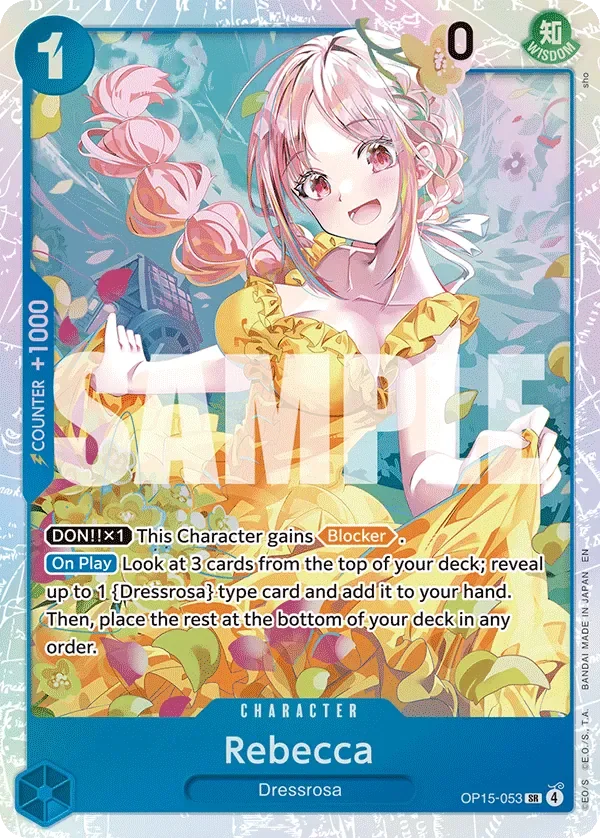Rebecca 「OP15-053」「EN」