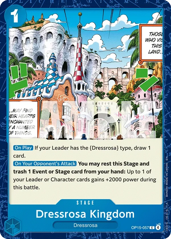 Dressrosa Kingdom 「OP15-057」「EN」