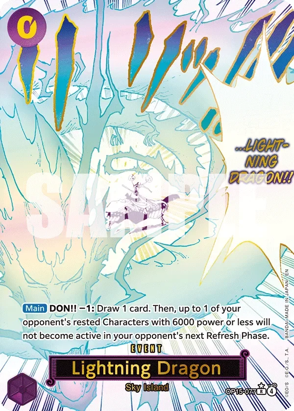 Lightning Dragon 「OP15-077」 — Adventure on Kami's Island aa「EN」