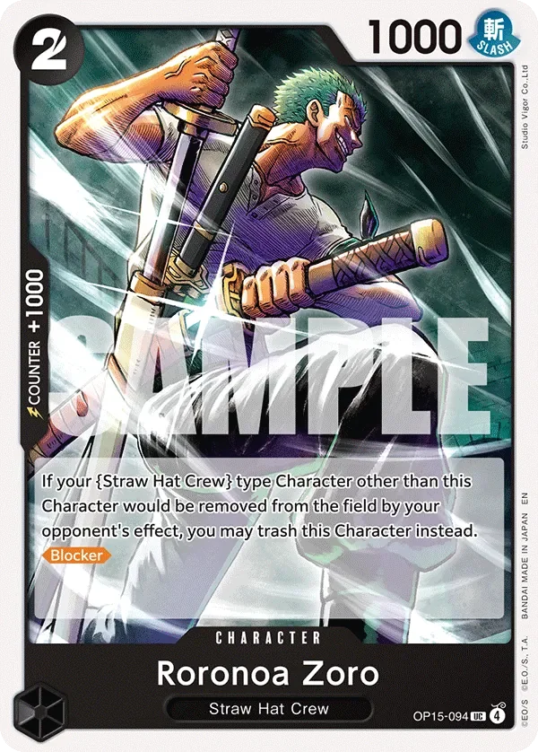 Roronoa Zoro 「OP15-094」「EN」