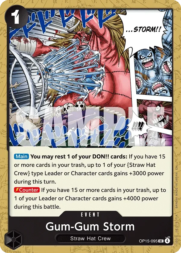 Gum-Gum Storm 「OP15-095」「EN」
