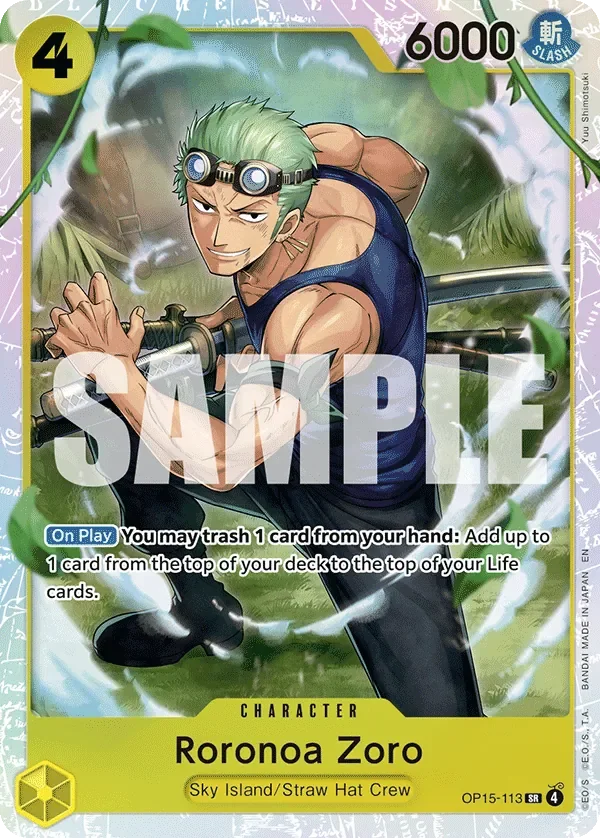 Roronoa Zoro 「OP15-113」「EN」