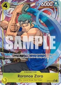 Roronoa Zoro 「OP15-113」 — Adventure on Kami's Island aa「EN」