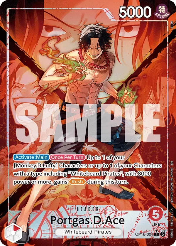 Portgas.D.Ace 「OP16-001」 — The Time of Battle aa 「EN」