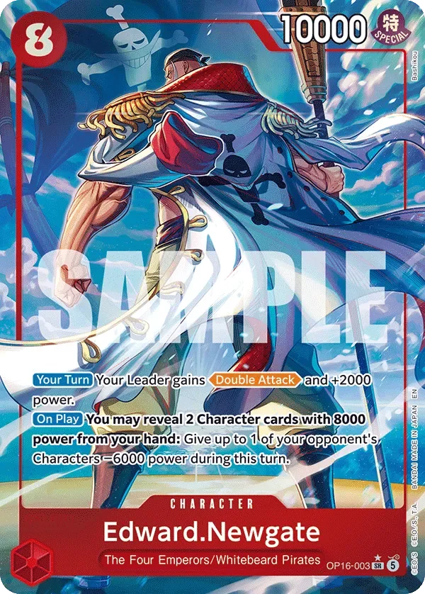 Edward.Newgate 「OP16-003」 — The Time of Battle aa 「EN」