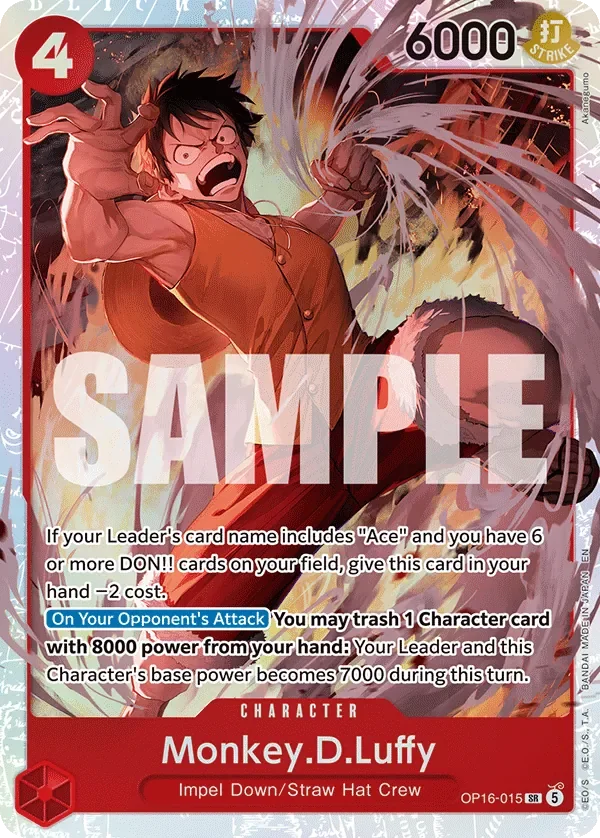 Monkey.D.Luffy 「OP16-015」「EN」