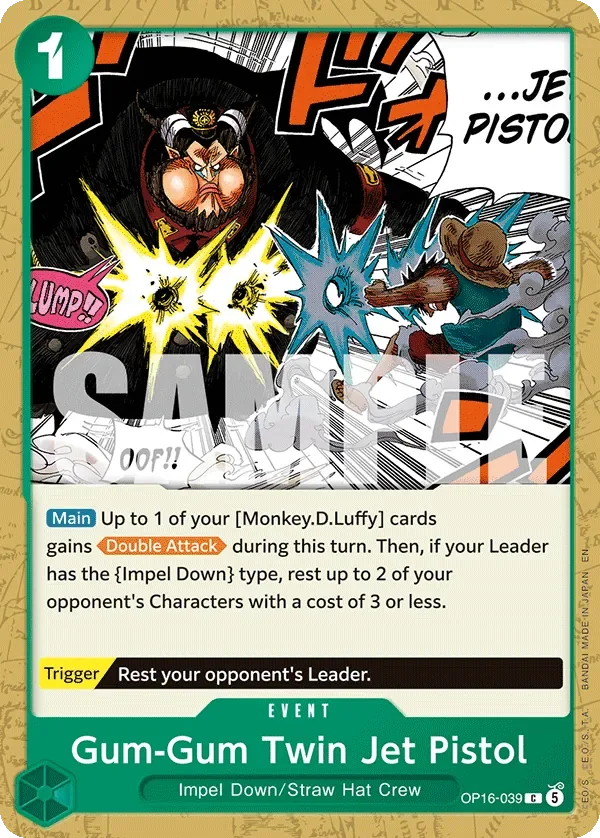 Gum-Gum Twin Jet Pistol 「OP16-039」「EN」