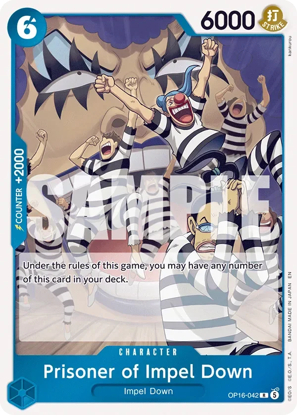 Prisoner of Impel Down 「OP16-042」「EN」
