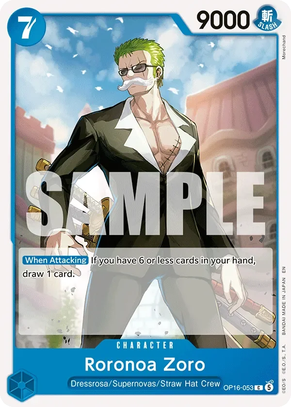 Roronoa Zoro 「OP16-053」「EN」