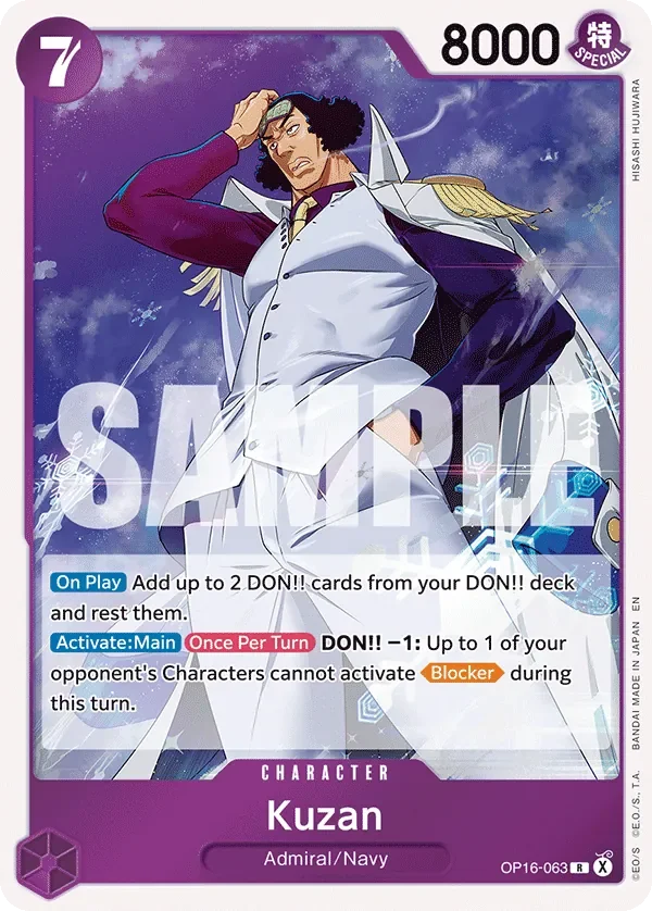 Kuzan 「OP16-063」「EN」