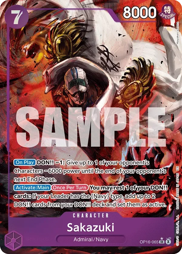 Sakazuki 「OP16-065」 — The Time of Battle aa 「EN」