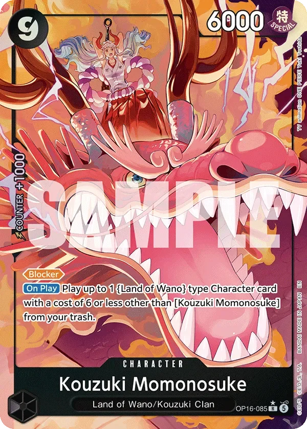 Kouzuki Momonosuke 「OP16-085」 — The Time of Battle aa 「EN」