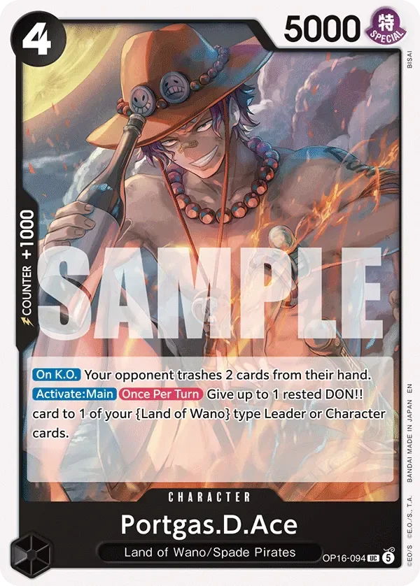 Portgas.D.Ace 「OP16-094」「EN」