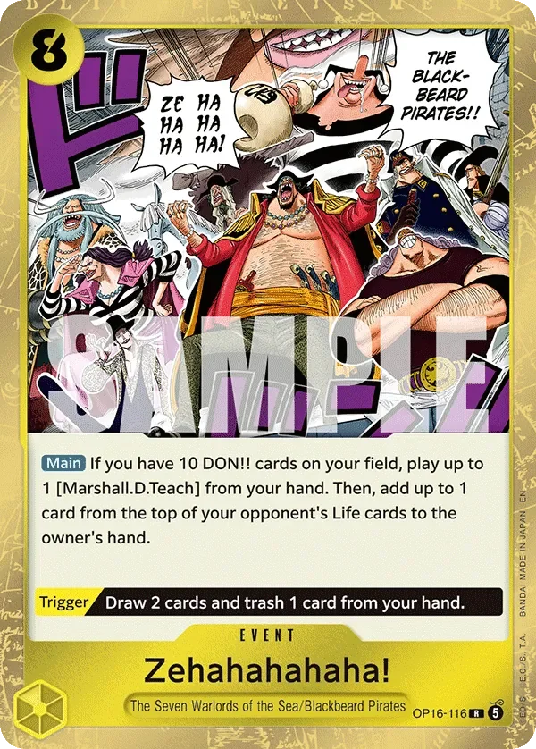 Zehahahahaha! 「OP16-116」「EN」