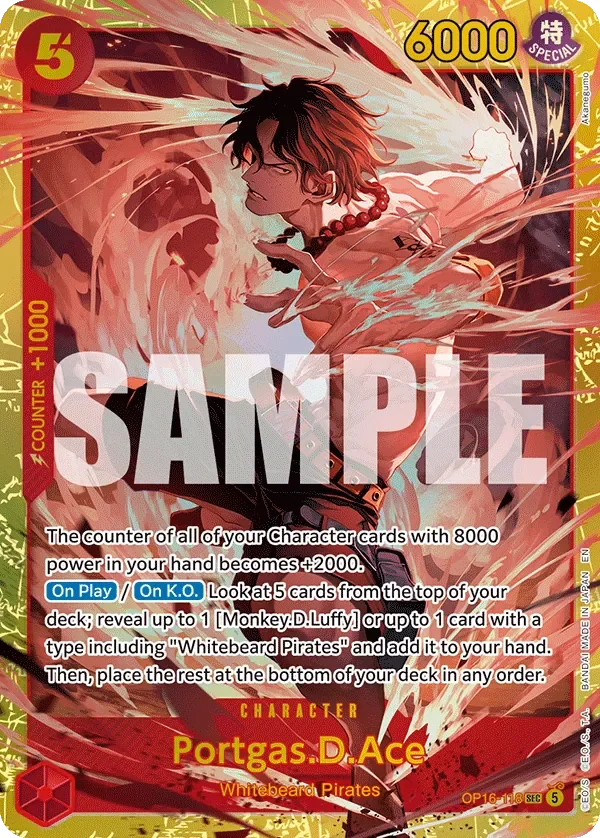 Portgas.D.Ace 「OP16-118」「EN」