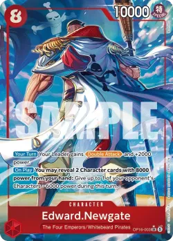 Edward.Newgate — The Time of Battle aa #OP16-003 · One Piece