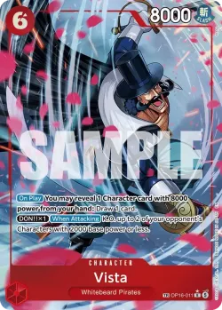 Vista — The Time of Battle #OP16-011 · One Piece