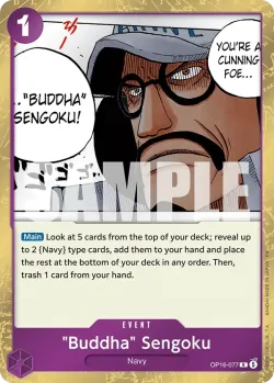 "Buddha" Sengoku #OP16-077 · One Piece