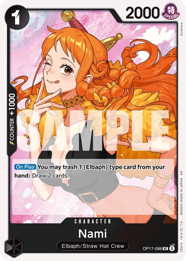 Nami 「OP17-086」「EN」