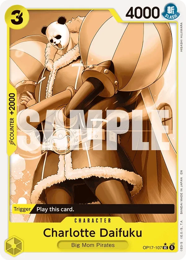 Charlotte Daifuku 「OP17-107」 — The World's Strongest Warriors panda 「EN」
