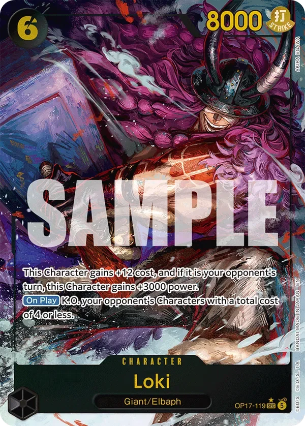 Loki 「OP17-119」 — The World's Strongest Warriors aa 「EN」