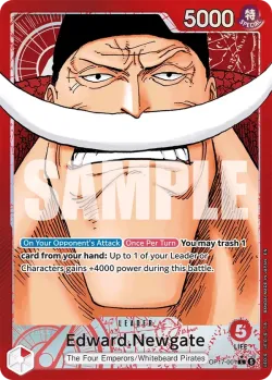 Edward.Newgate — The World's Strongest Warriors aa #OP17-001 · One Piece