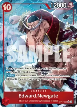 Edward.Newgate — The World's Strongest Warriors aa #OP17-005 · One Piece