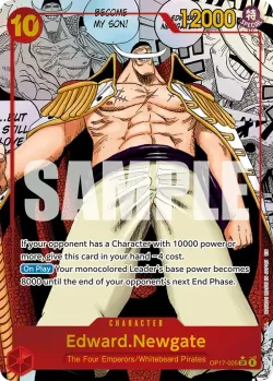 Edward.Newgate — The World's Strongest Warriors manga #OP17-005 · One Piece