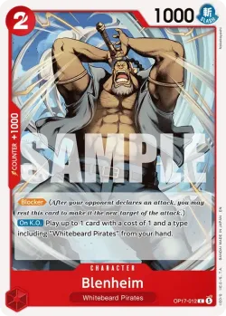 Blenheim #OP17-012 · One Piece