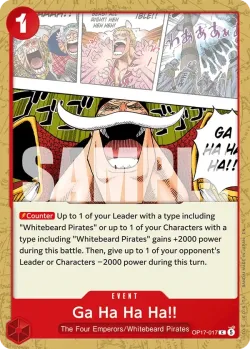Ga Ha Ha Ha!! #OP17-017 · One Piece
