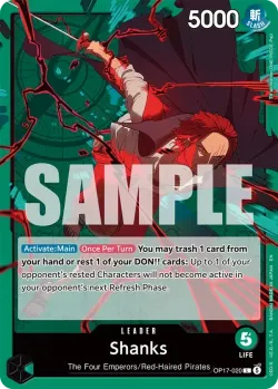 Shanks #OP17-020 · One Piece