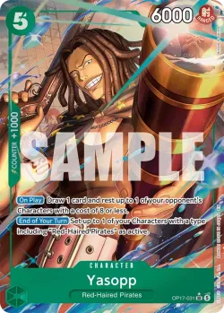Yasopp — The World's Strongest Warriors aa #OP17-031 · One Piece