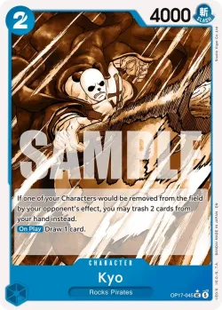 Kyo — The World's Strongest Warriors panda #OP17-045 · One Piece