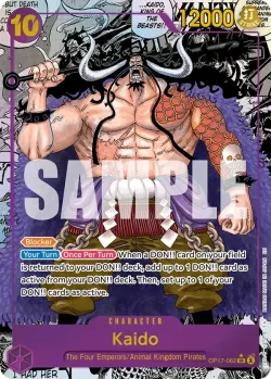 Kaido — The World's Strongest Warriors manga #OP17-062 · One Piece