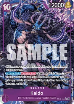 Kaido — The World's Strongest Warriors aa #OP17-063 · One Piece