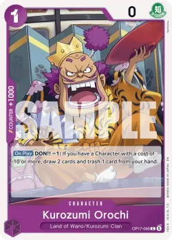 Kurozumi Orochi #OP17-066 · One Piece