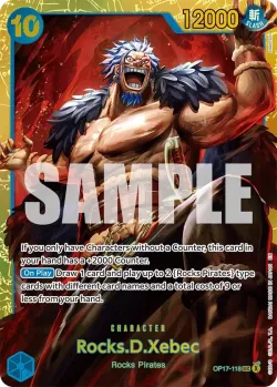 Rocks.D.Xebec 「OP17-118」「EN」