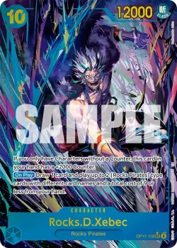 Rocks.D.Xebec 「OP17-118」 — The World's Strongest Warriors aa 「EN」