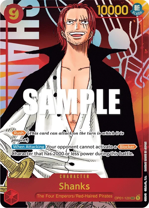 Shanks 「OP01-120」 — Romance Dawn aa「EN」
