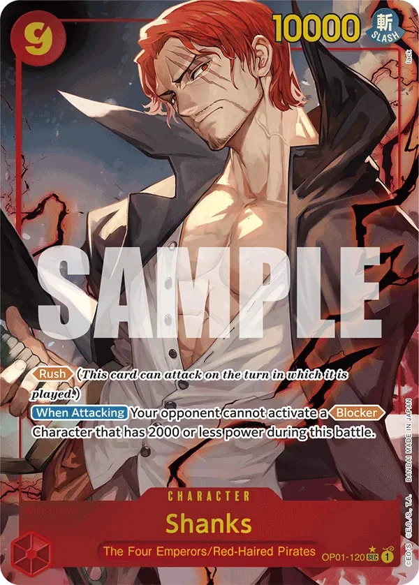 Shanks 「OP01-120」 — One Piece The Best aa「EN」