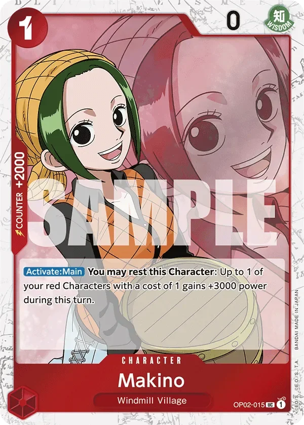Makino 「OP02-015」 — One Piece The Best jr「EN」