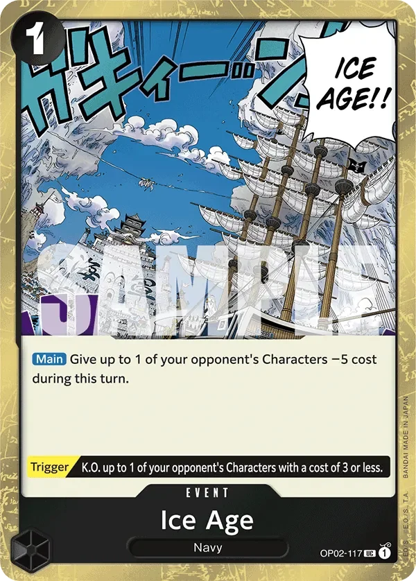 Ice Age 「OP02-117」 — One Piece The Best jr「EN」