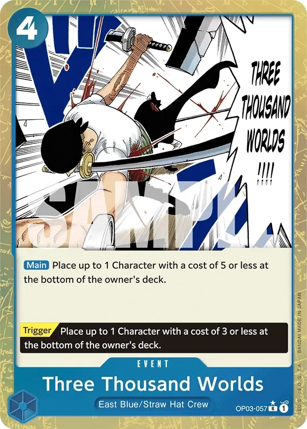 Three Thousand Worlds 「OP03-057」 — One Piece The Best tf「EN」