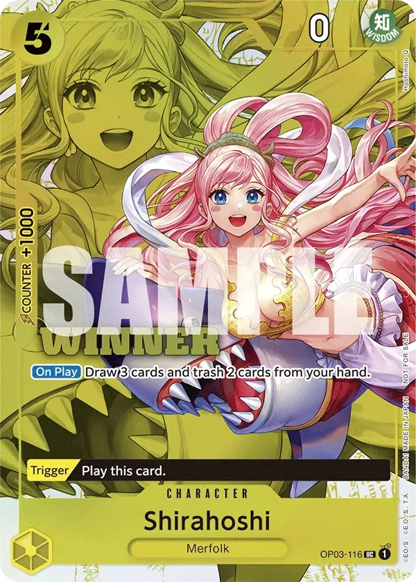 Shirahoshi 「OP03-116」 — Tournament Pack Vol.6 fa「EN」