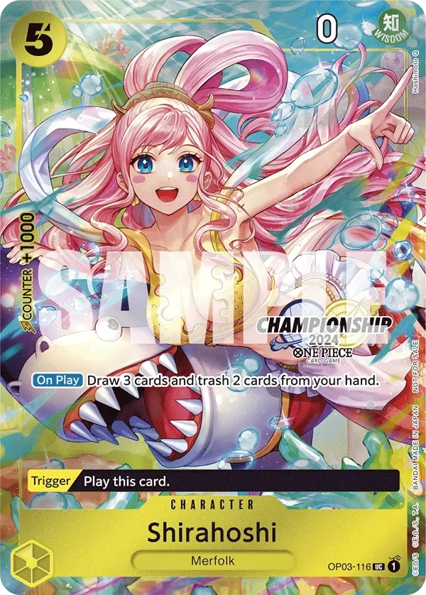 Shirahoshi 「OP03-116」 — Championship 2024 Celebration Pack「EN」