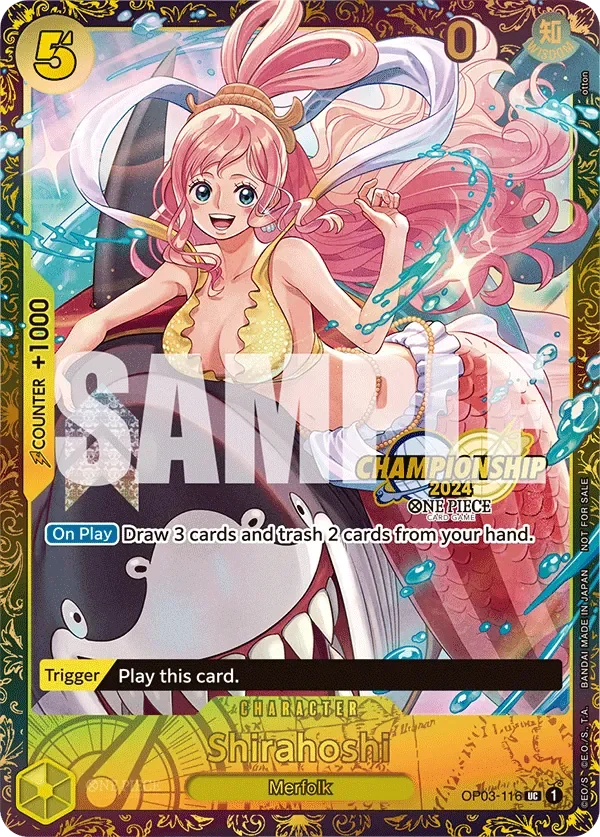Shirahoshi 「OP03-116」 — Prize Cards aa「EN」