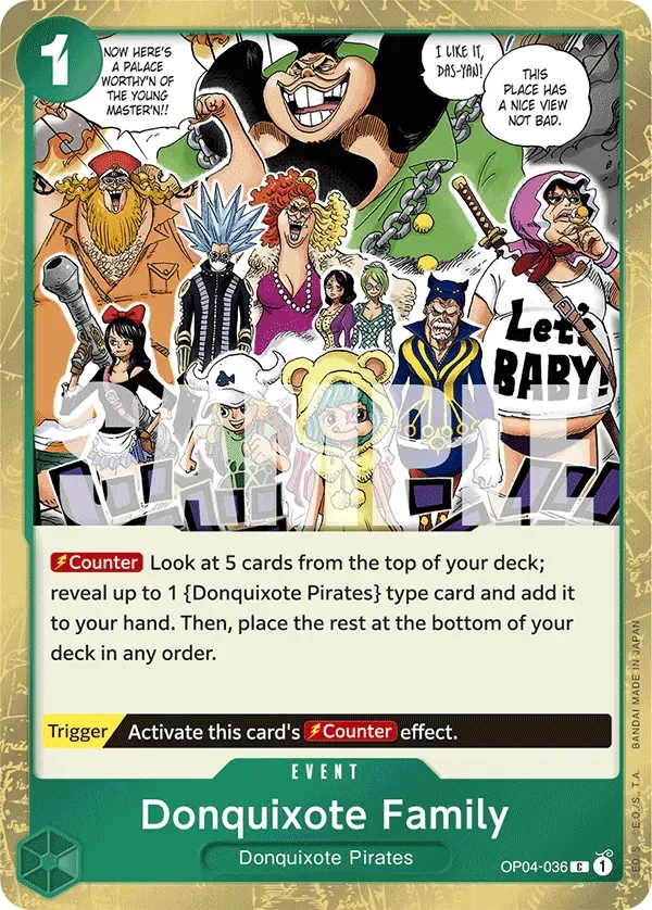 Donquixote Family 「OP04-036」 — One Piece The Best jr「EN」