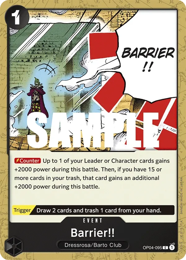 Barrier!! 「OP04-095」「EN」