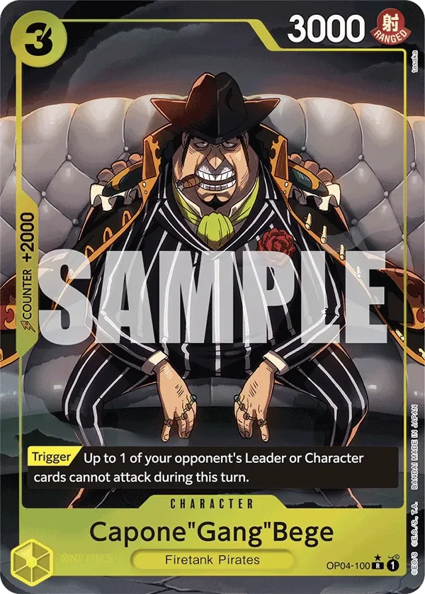 Capone"Gang"Bege 「OP04-100」 — One Piece The Best aa「EN」